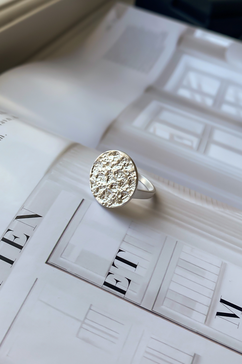 Pre-Notched 3mm Round 6-Mother Ring Setting – .925 Sterling Silver CR267SS