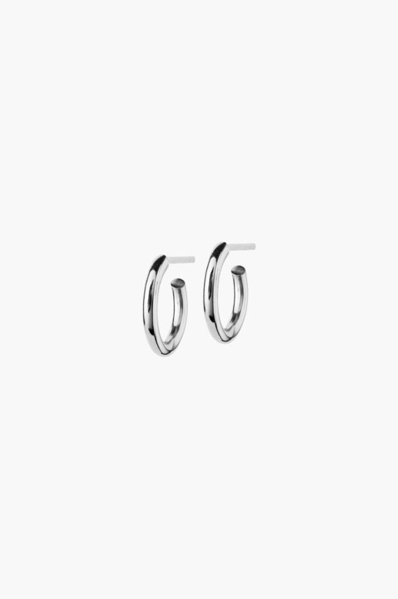 Hoops Earrings Small Steel