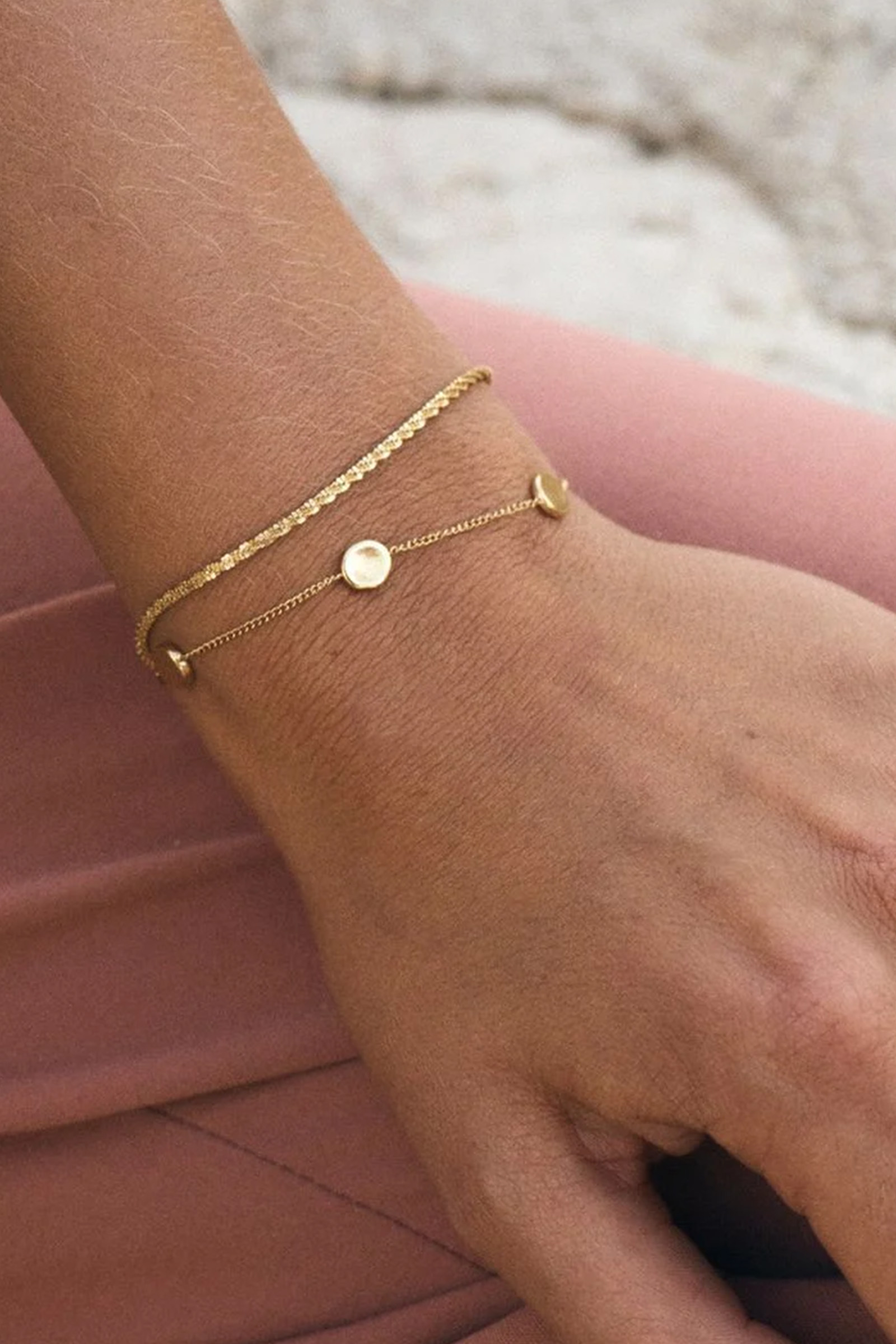 Tinsel Thin Bracelet Gold - Bilde 2