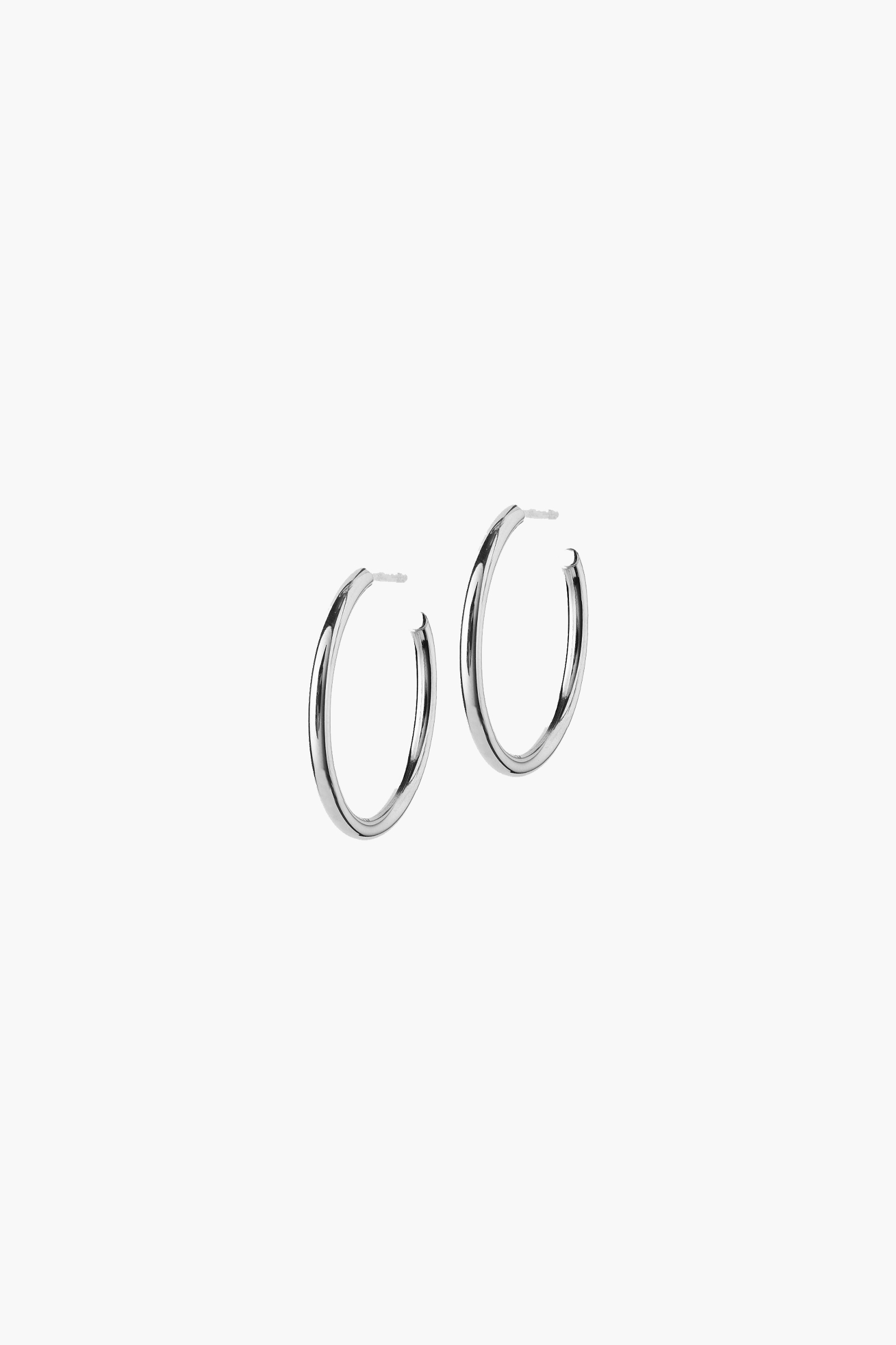 Hoops Earrings Steel Medium