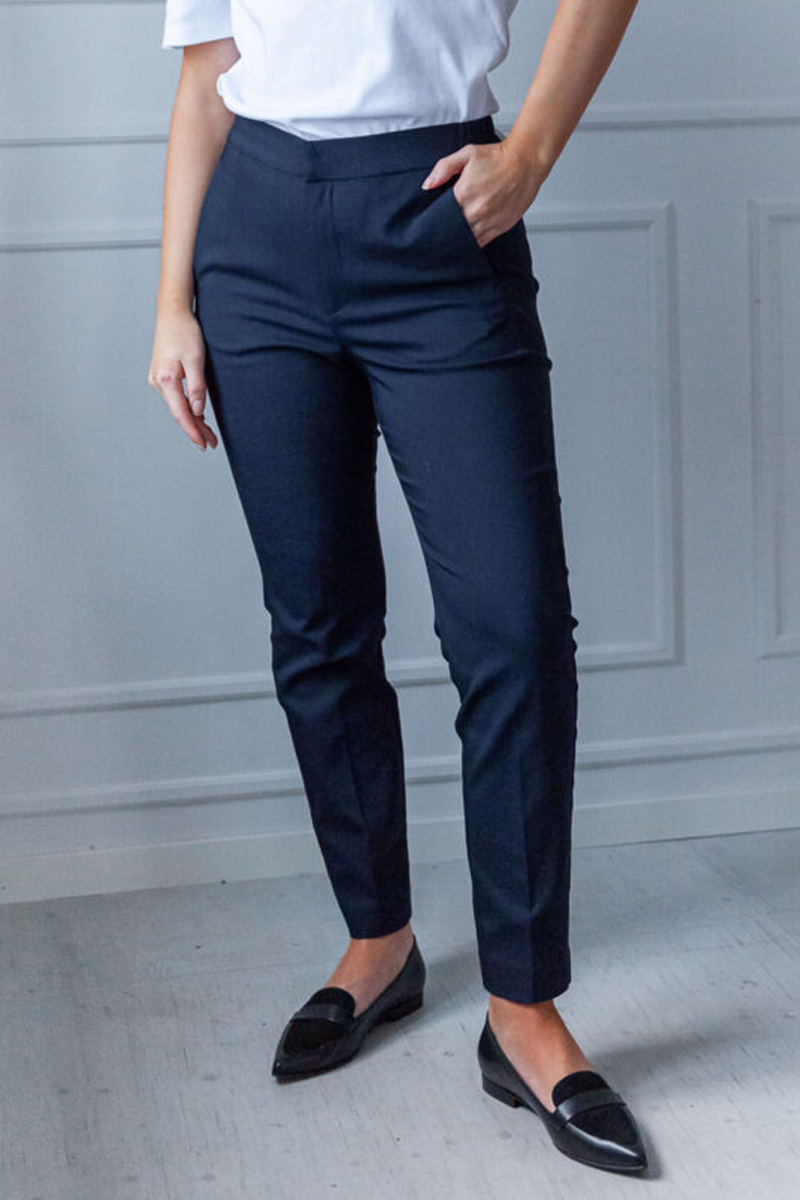 Zella IW Flat Pant Marine Blue