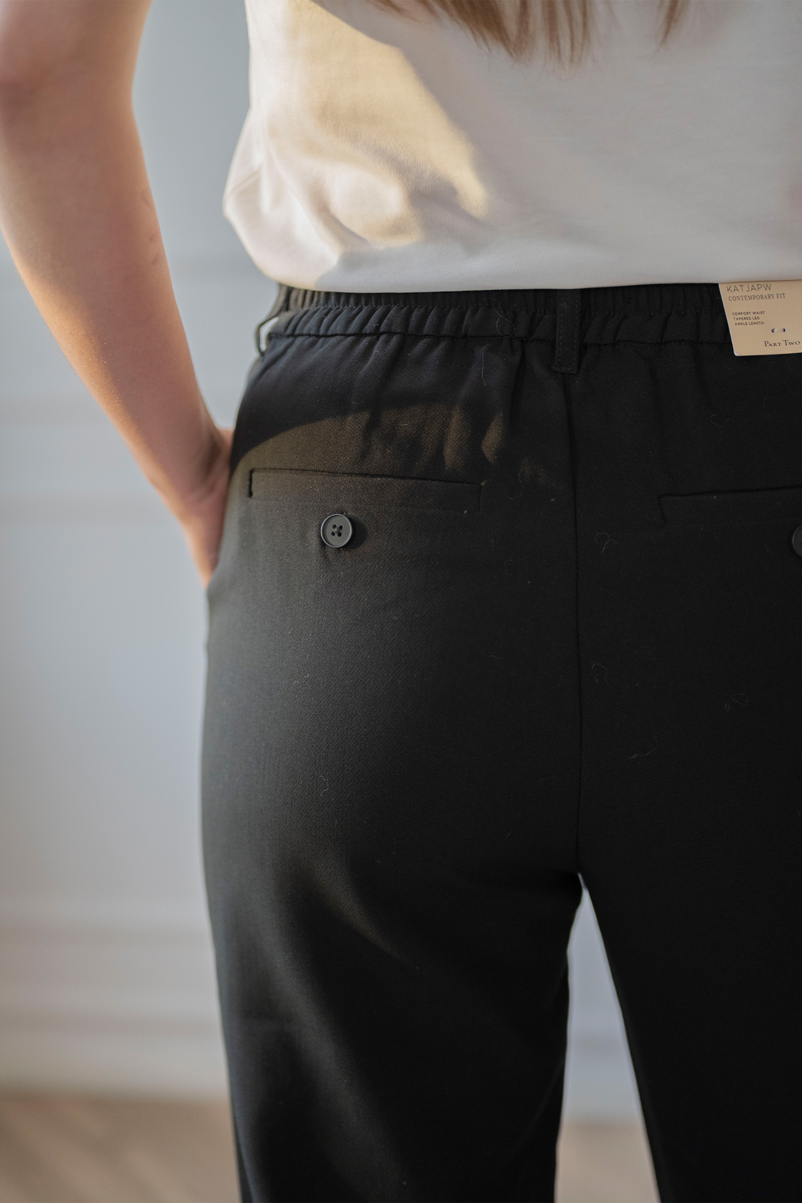 Katja PW Pants Black - Bilde 4