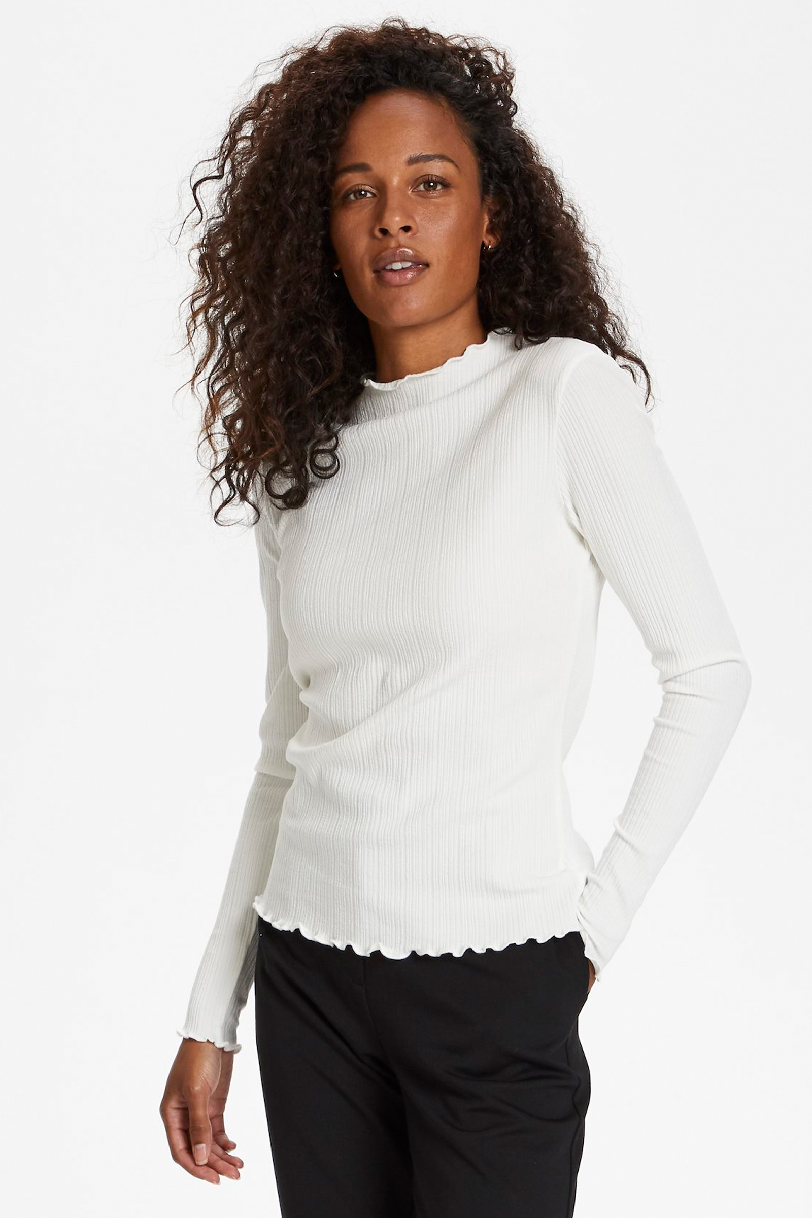 Candace KB Long Sleeved Tee Egret - Bilde 7