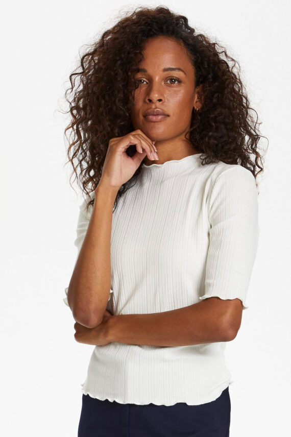 Candace KB Short Sleeved Tee Egret