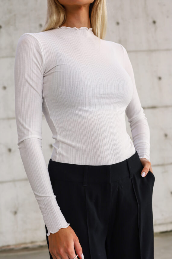 Candace KB Long Sleeved Tee Egret