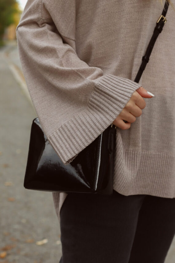 Cassetta Vernis Clutch Black