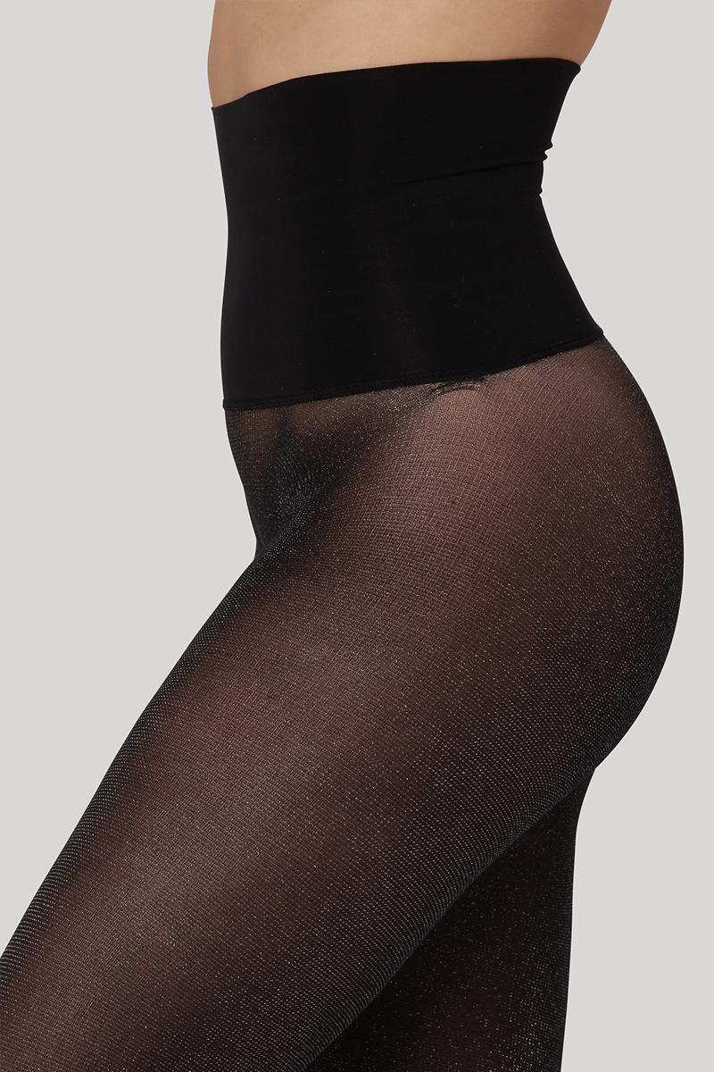 Jenny Shimmer High Waist Sort - Bilde 2