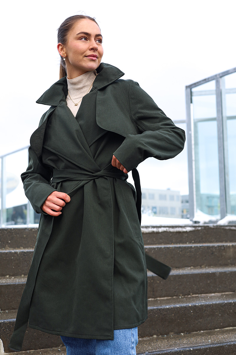 Yr Coat Rosin Dark Green
