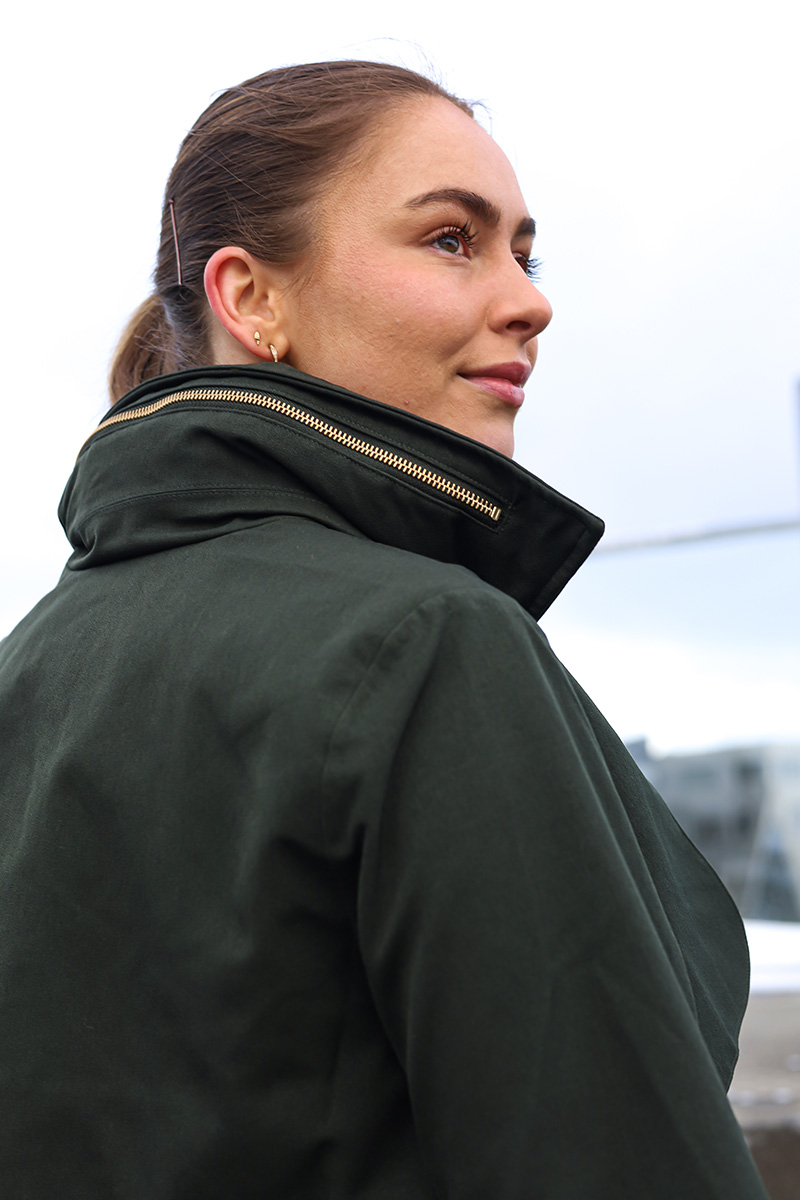Yr Coat Rosin Dark Green - Bilde 3