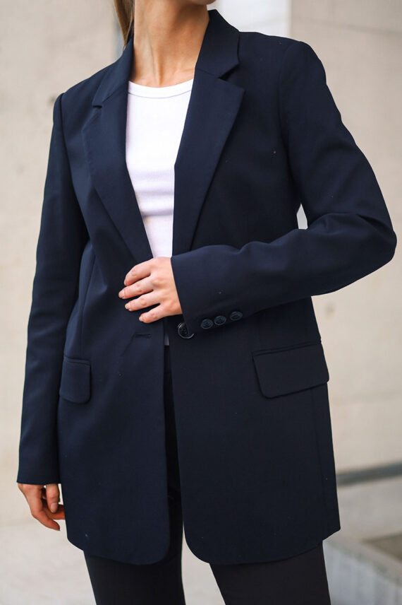 Zella IW Long Blazer Marine Blue