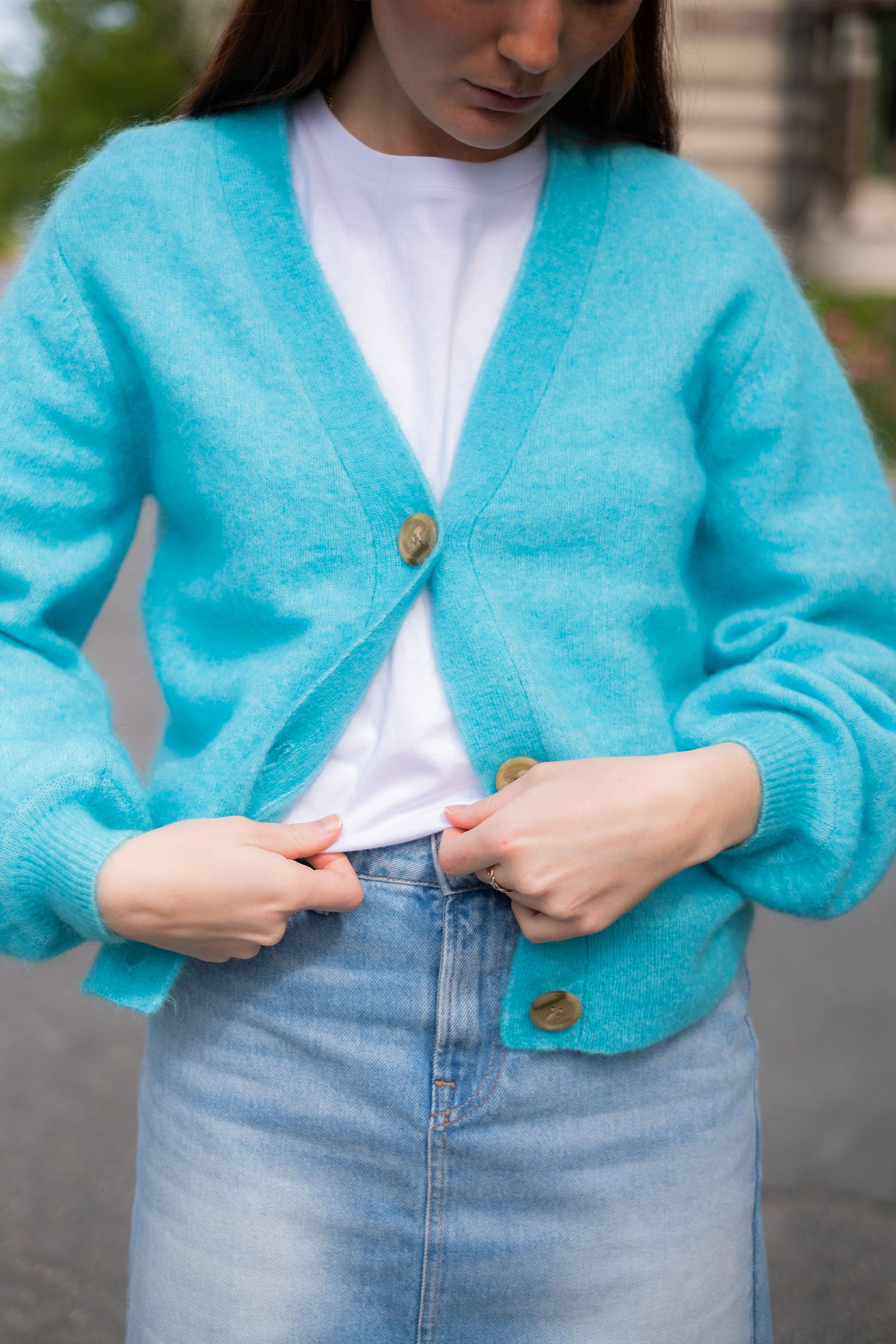 Brook Knit Drop Shoulder Cardigan 