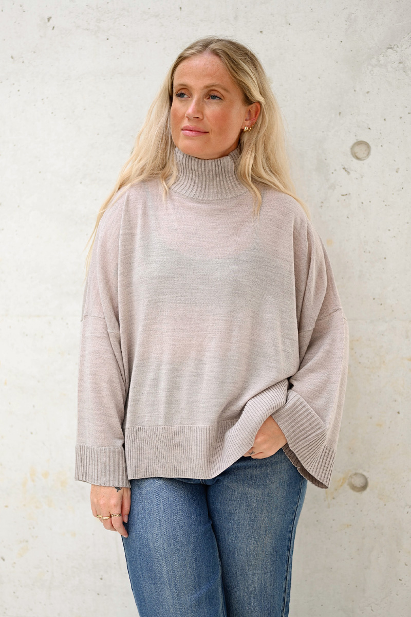 Eternal IW Biella Pullover Oatmeal Melange