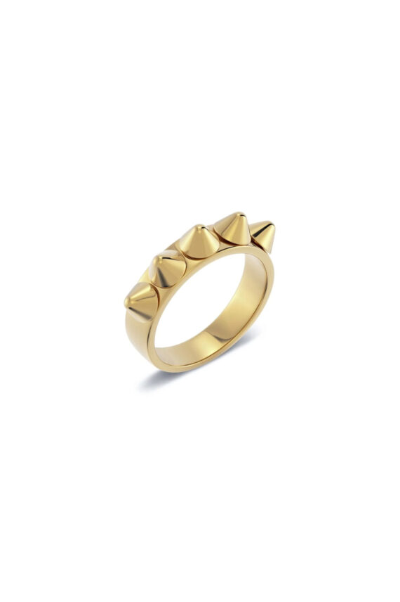 Peak Ring Single Gold