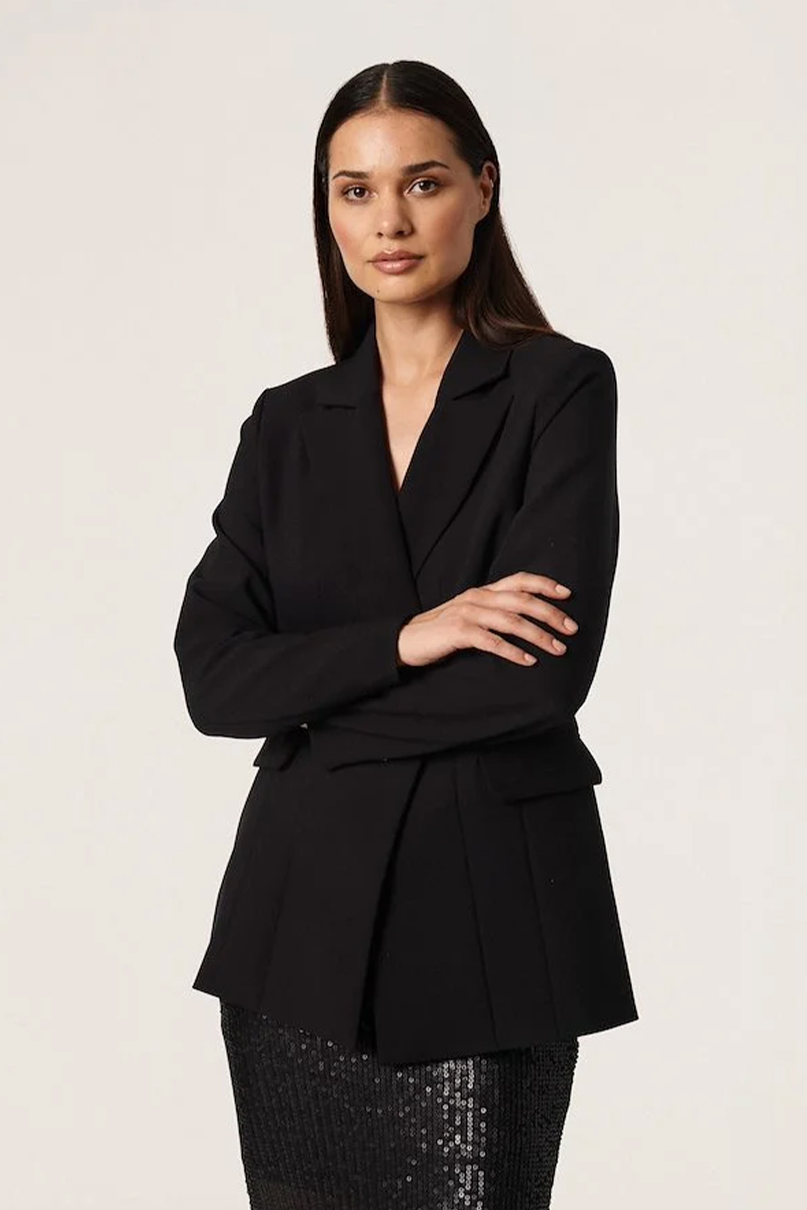 modell med corinne blazer
