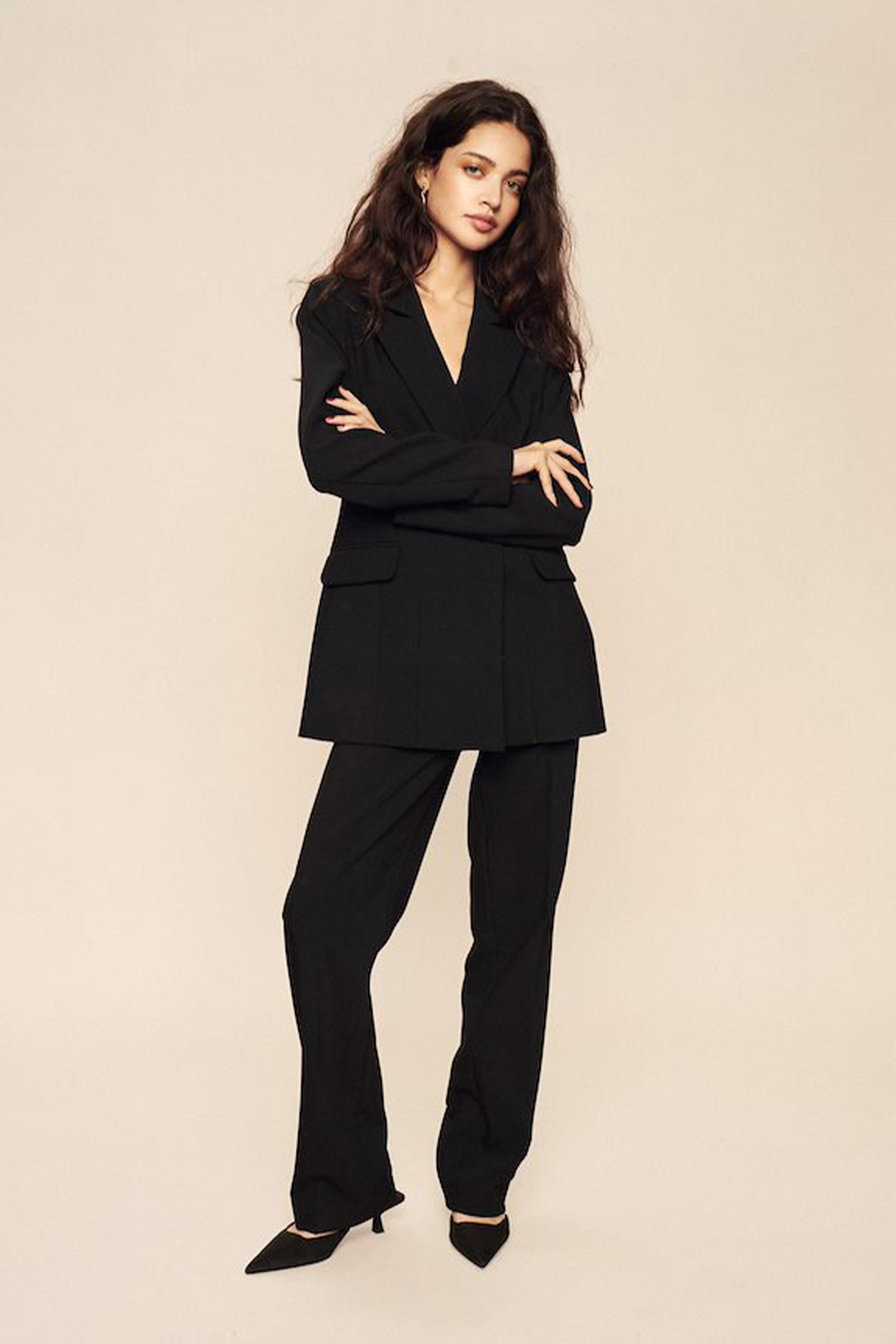 modell med corinne blazer