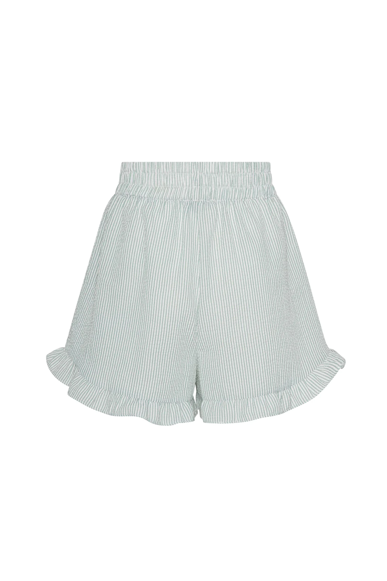 Sonja Shorts White/Green - Bilde 2