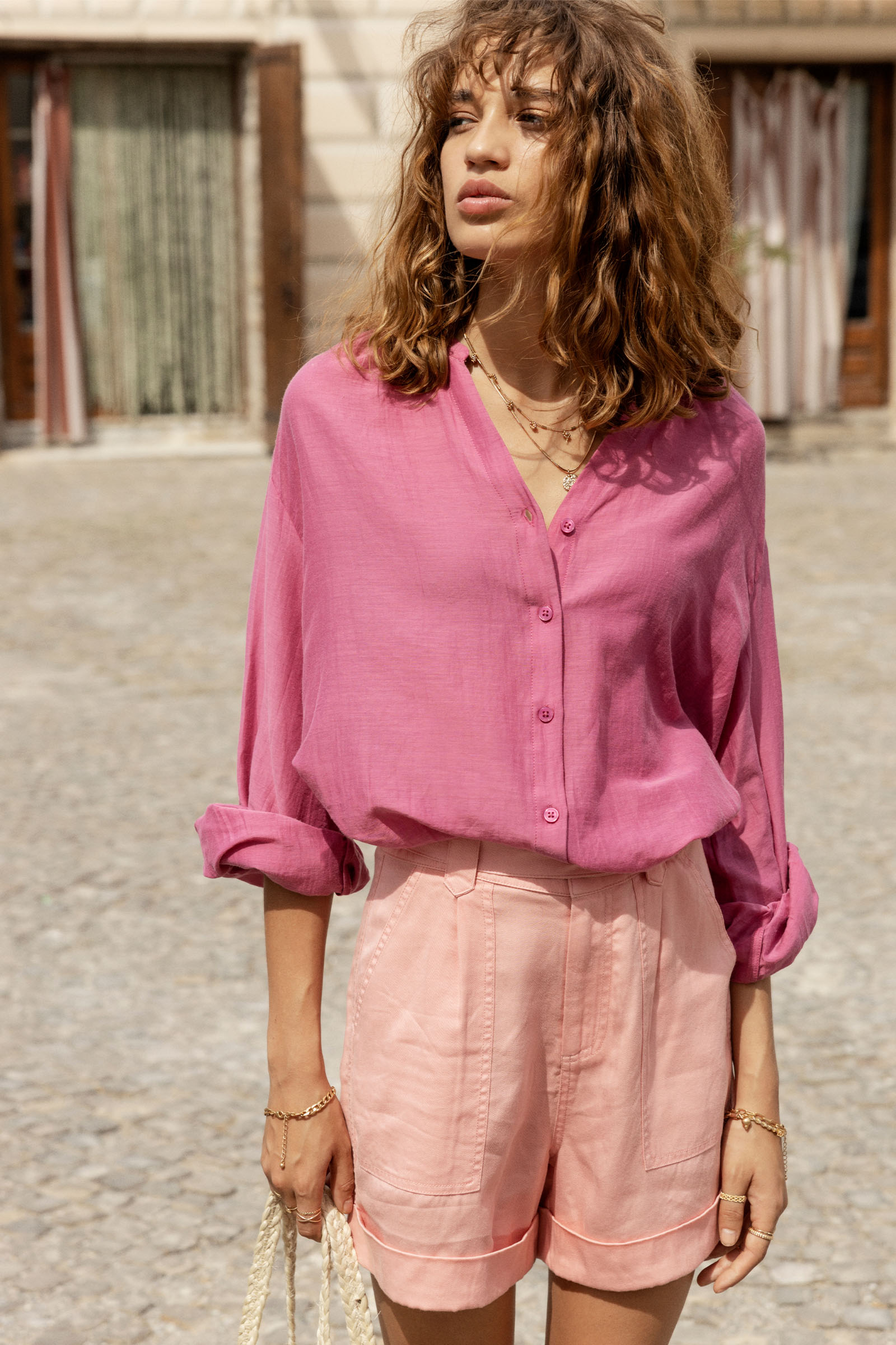 Irthea Shirt Red Violet