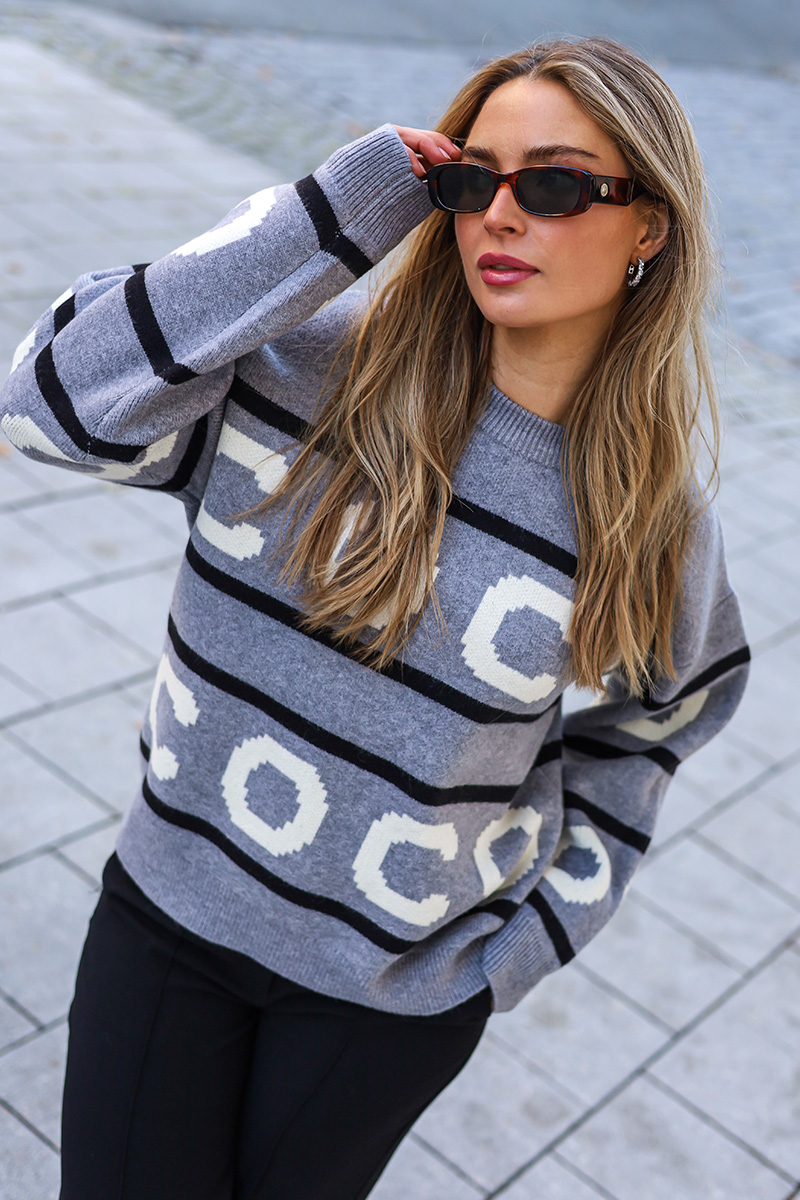 Co´Couture - Zoecc Co'Couture Sweat 47005 - 57 - Grey Melange