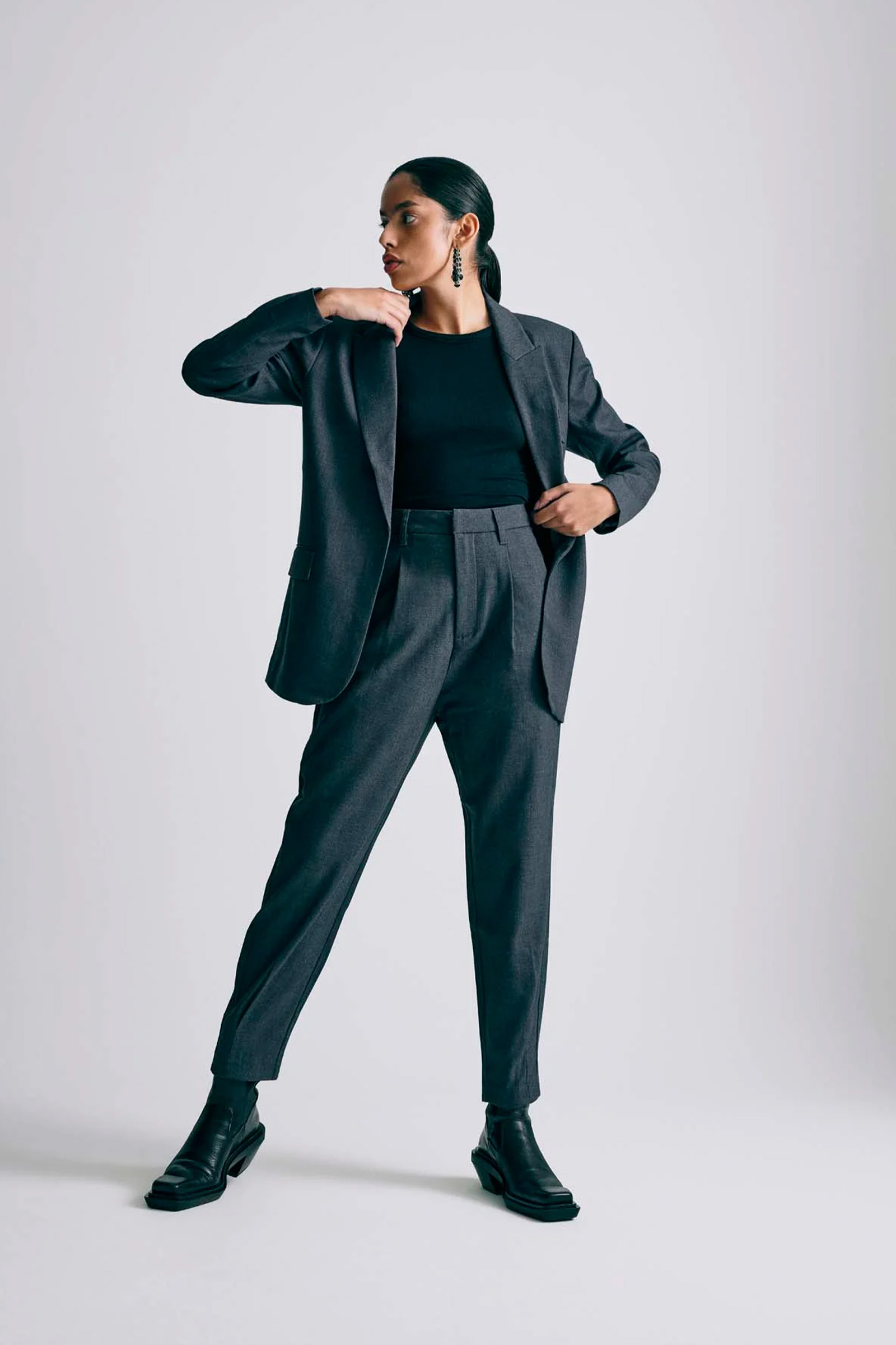 CM Tailor Pant Grey Melange