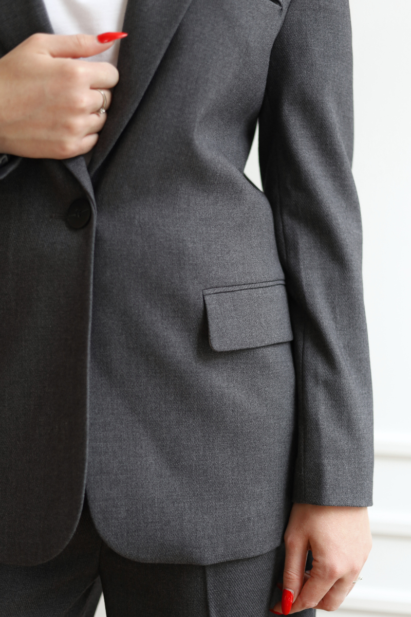 CM Tailor Jacket Grey Melange - Bilde 2