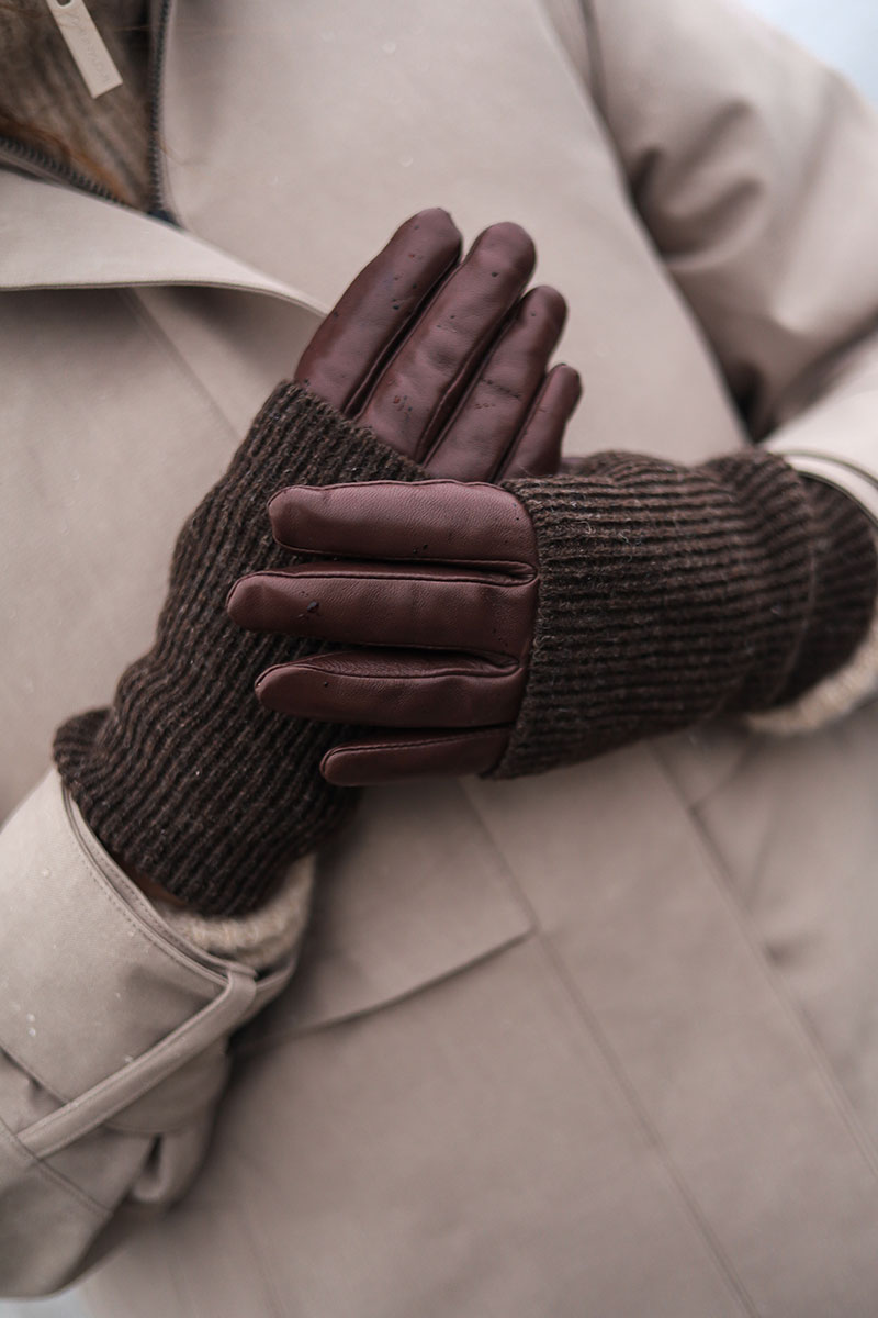 Helly Glove Dark Brown - Bilde 2