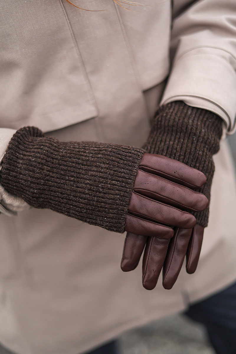 Helly Glove Dark Brown - Bilde 4