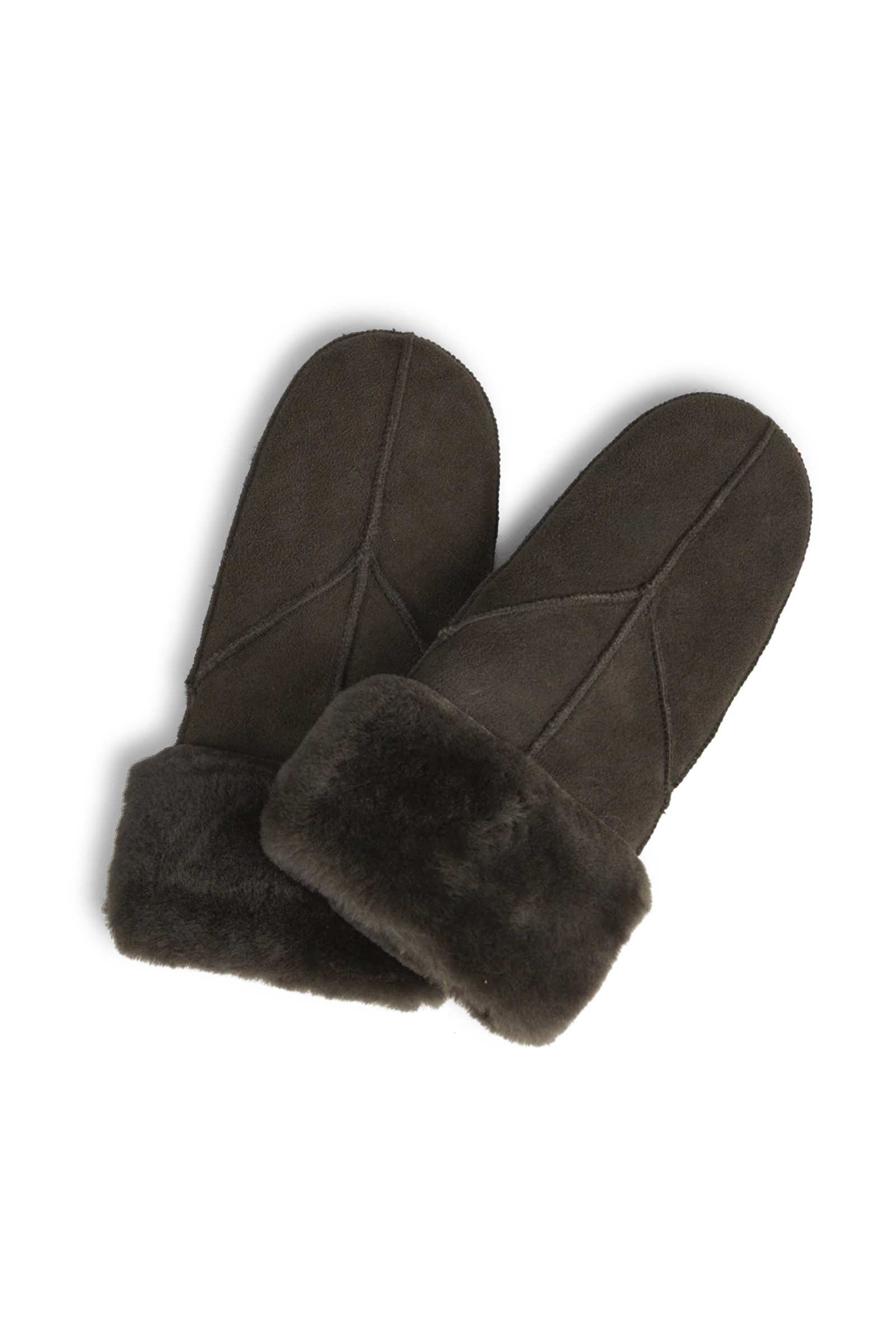 Jasmin Mitten Dark Brown - Bilde 4
