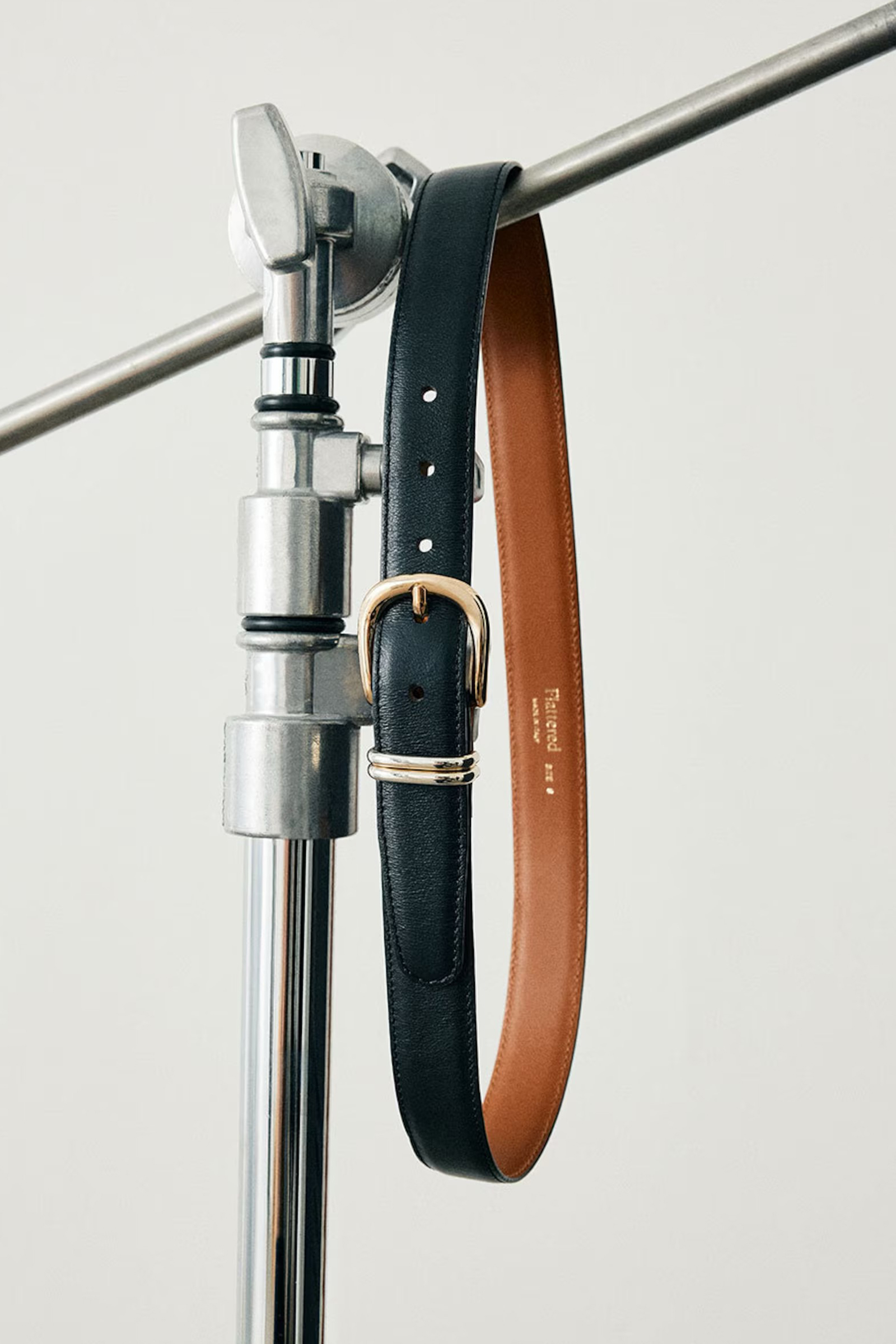 Beatrice Belt Leather Black - Bilde 5