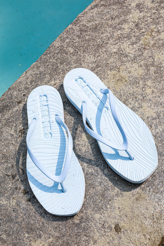 Tapered Angel Blue Flip Flop