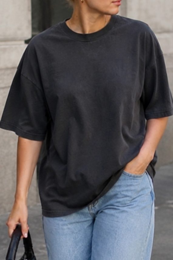 Box Fit T-Shirt Vintage Black