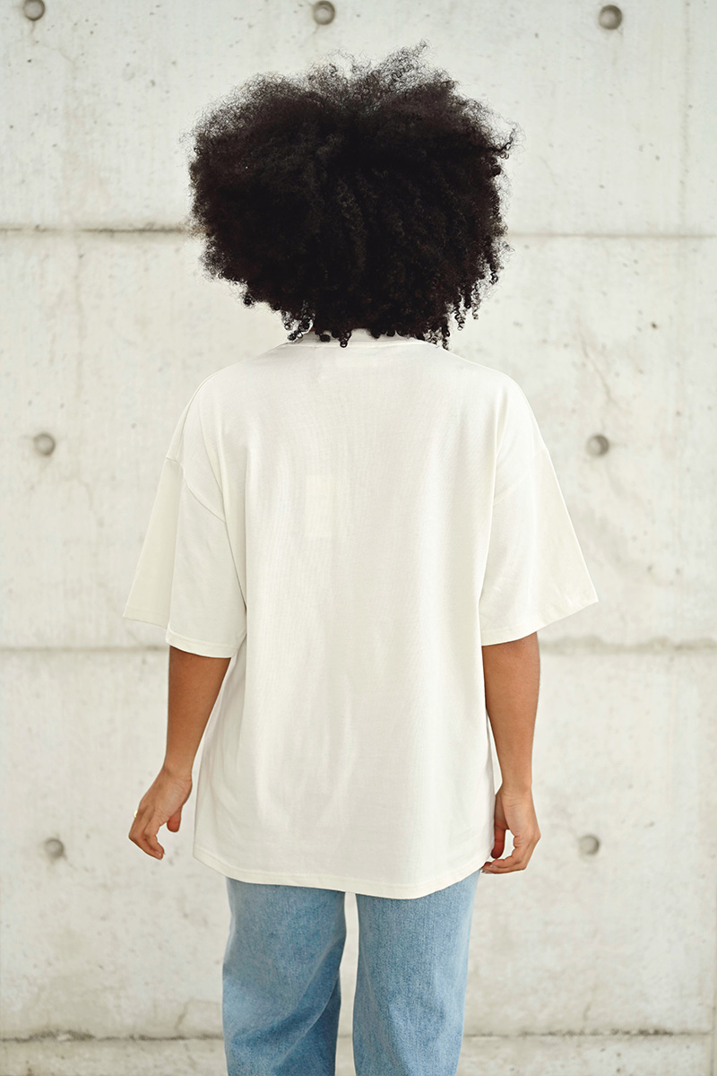 Box Fit T-Shirt Vintage White - Bilde 3