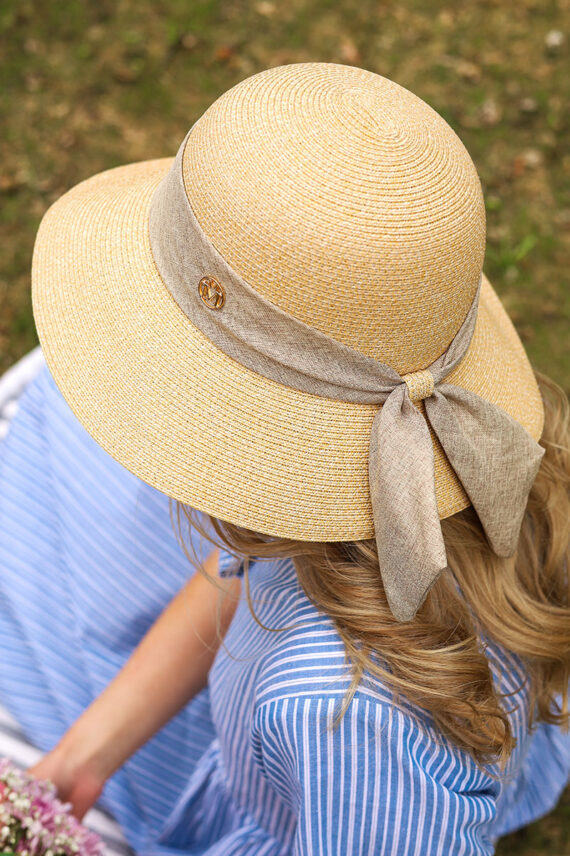 Manzini Hat With Band Medium Brown