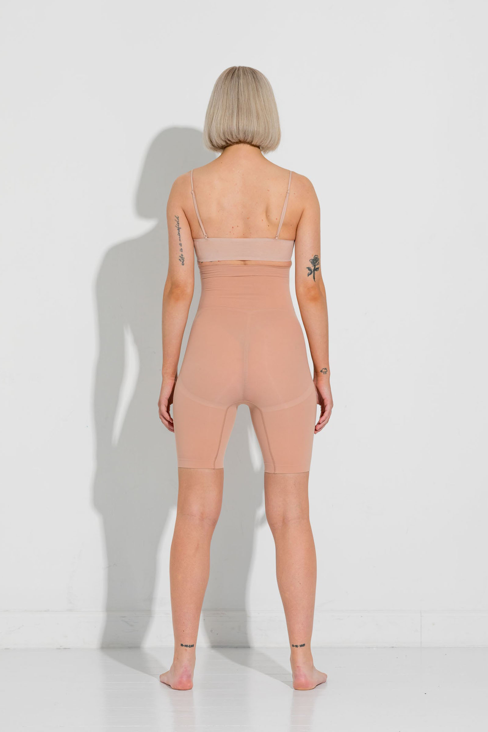 Alturra Highwaist Shaping Shorts Tan - Bilde 2