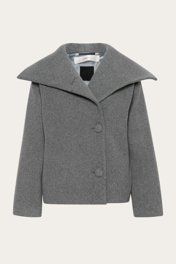 inwear perry iw short coat granite melange