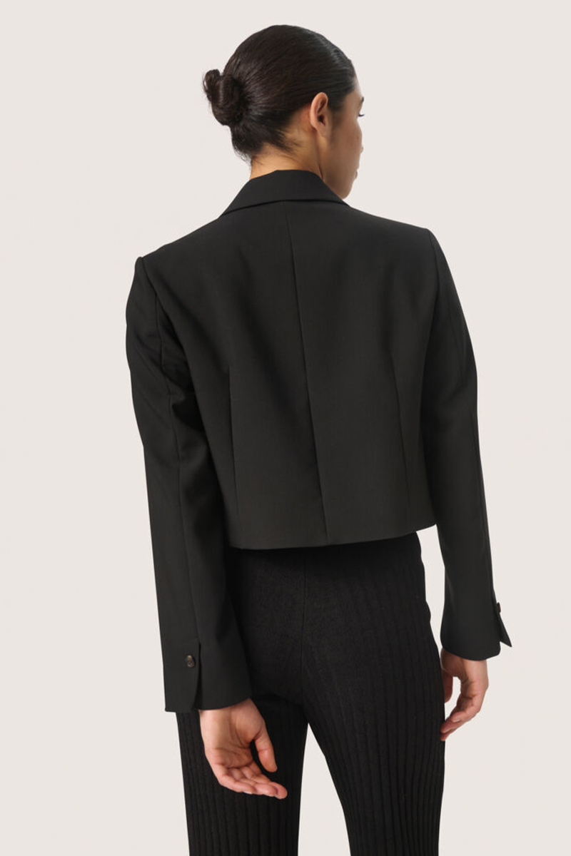 SL Corinne Cropped Blazer Black - Bilde 5