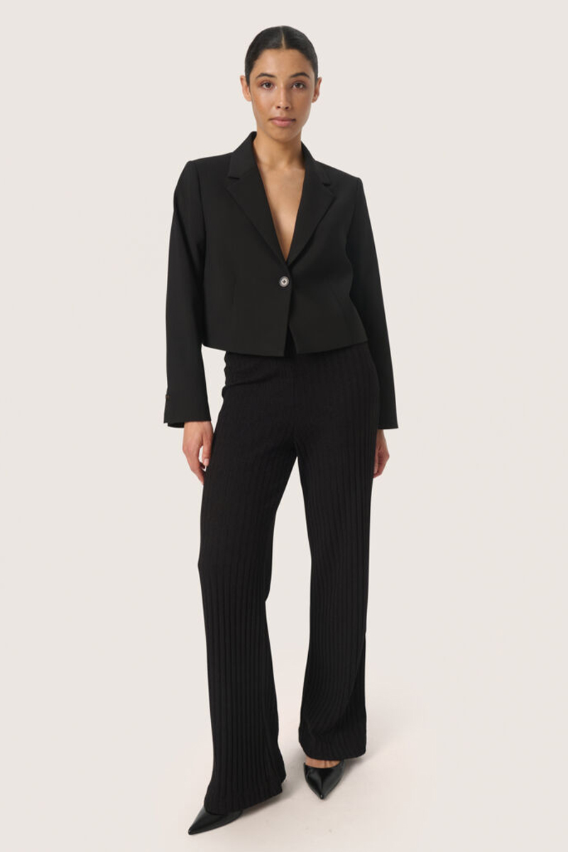 SL Corinne Cropped Blazer Black - Bilde 4