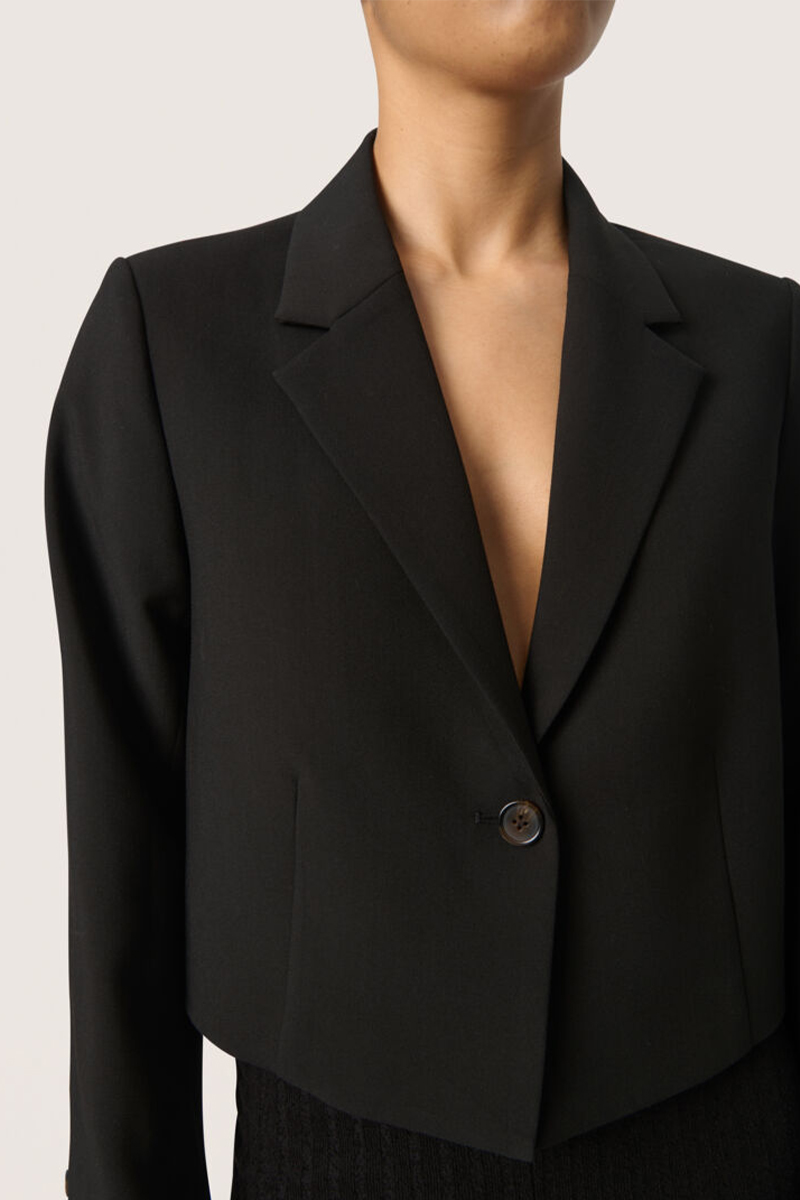 SL Corinne Cropped Blazer Black - Bilde 2