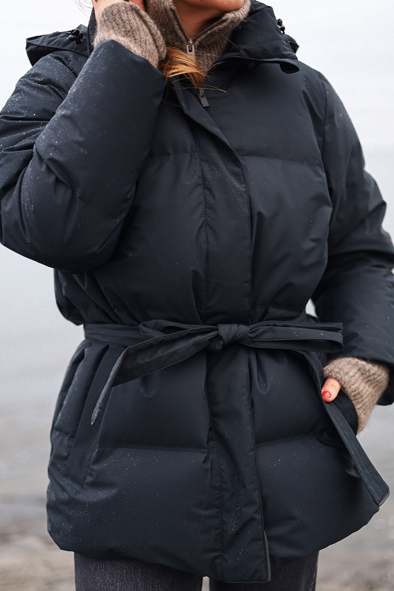 Nysne Down Puffer New Black - Bilde 2