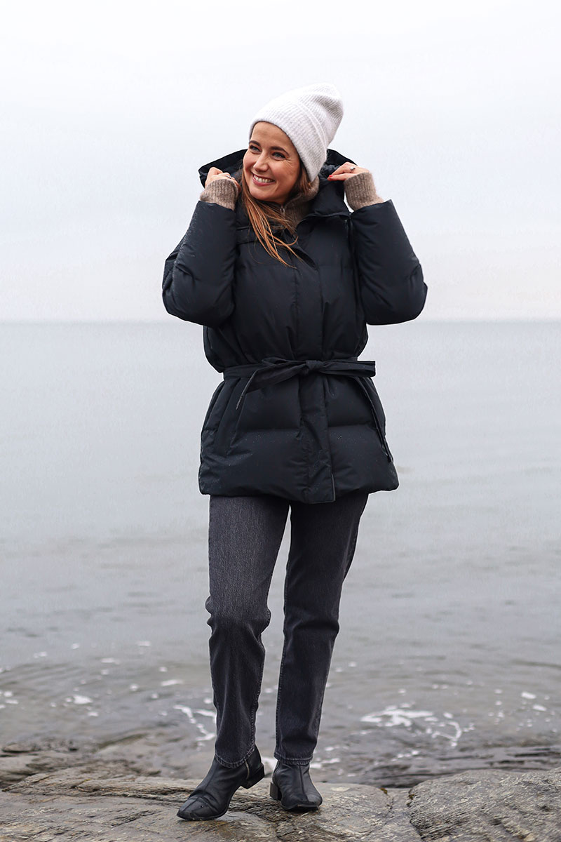Nysne Down Puffer New Black - Bilde 4