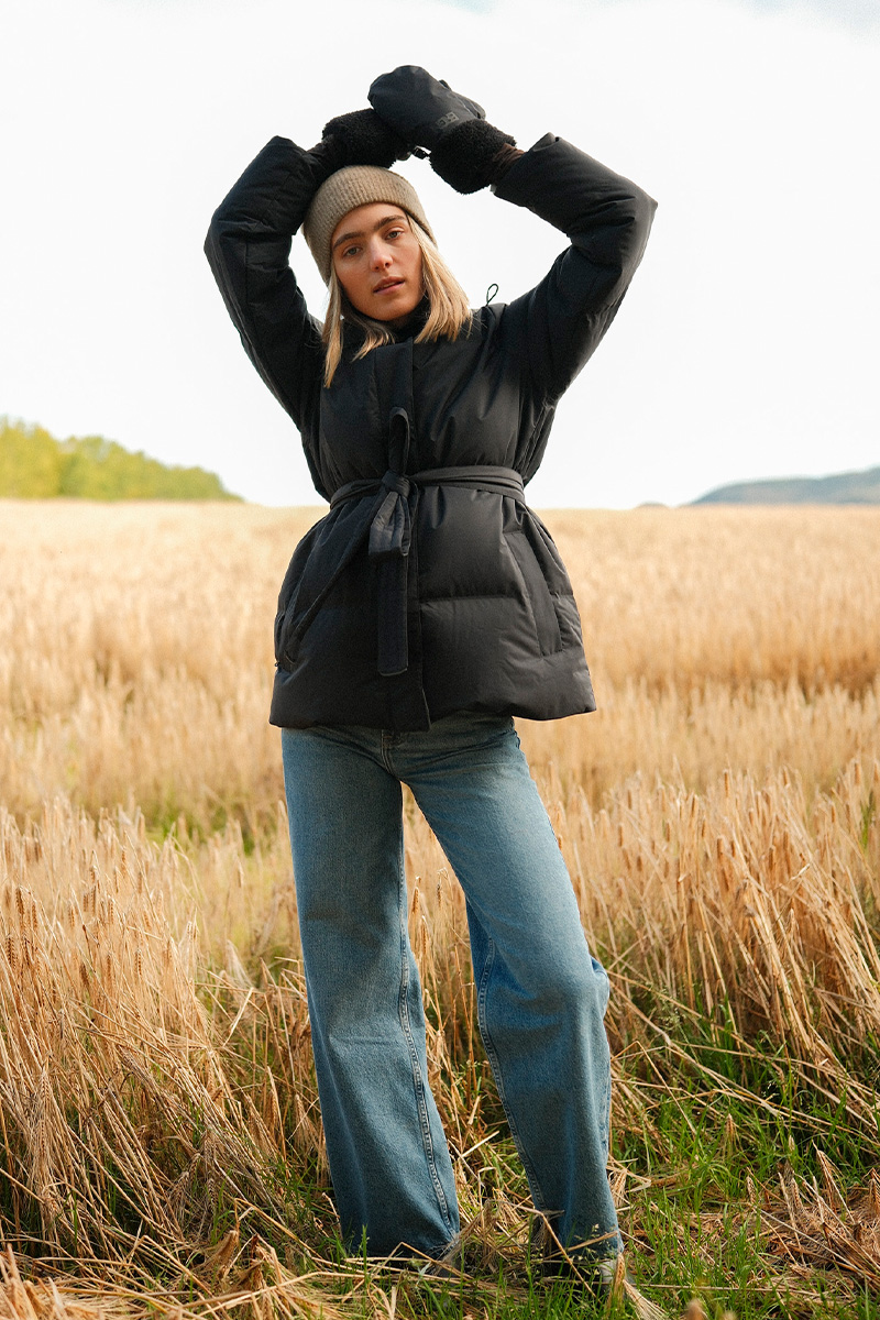 Nysne Down Puffer New Black - Bilde 3