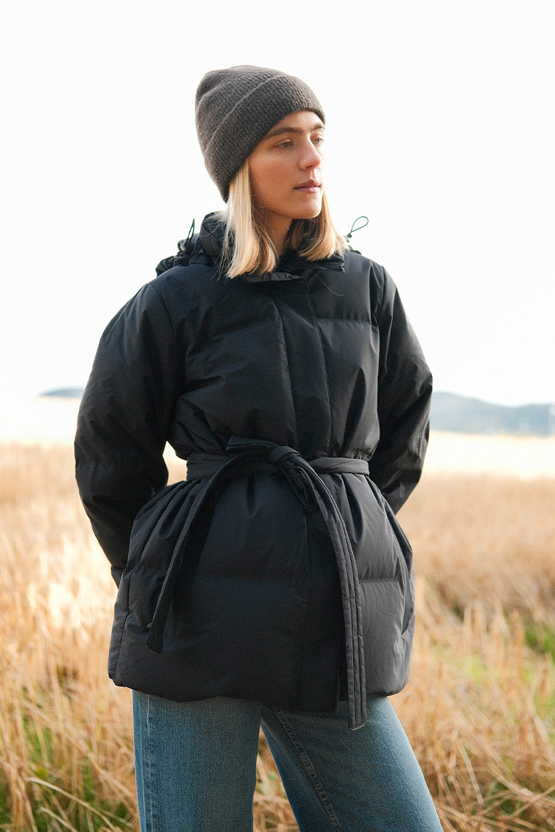 Nysne Down Puffer New Black - Bilde 5