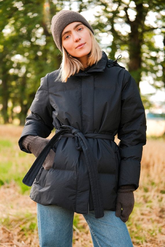 Nysne Down Puffer New Black