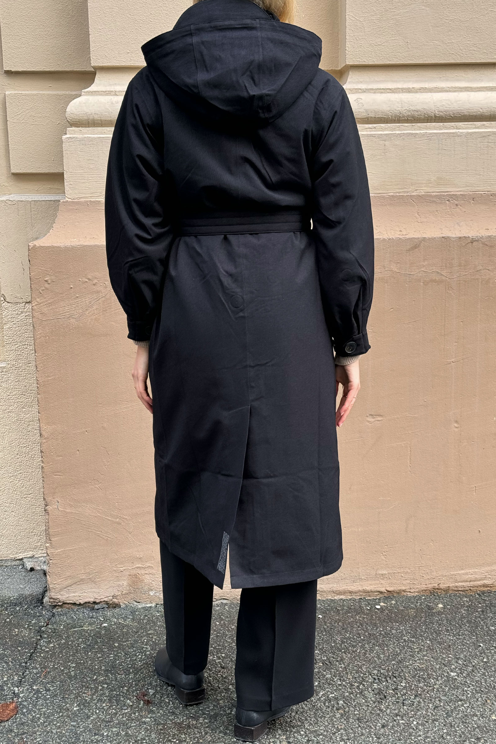 Rossby Maxi Coat New Black - Bilde 2