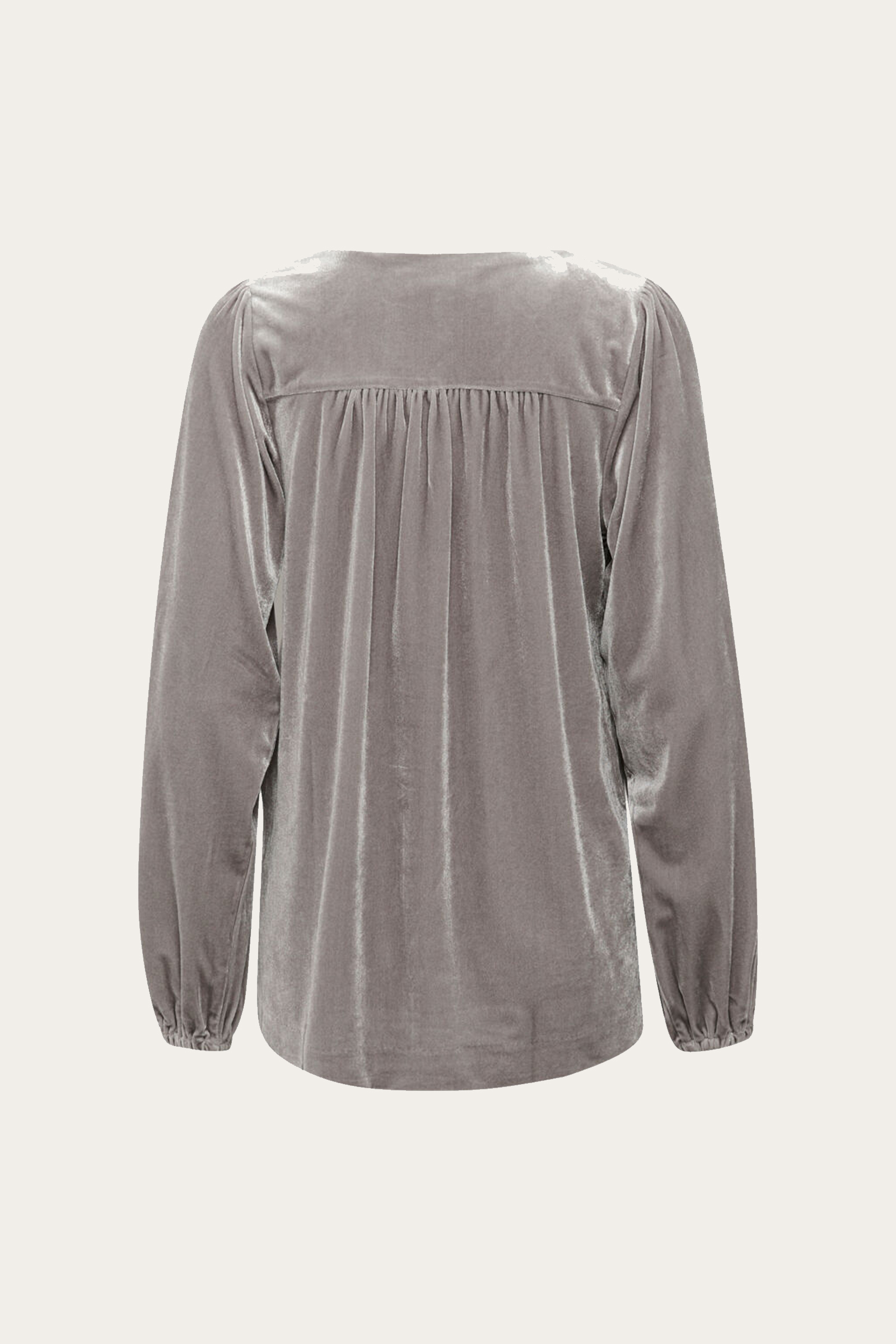 Madis PW Blouse Gray Flannel - Bilde 2