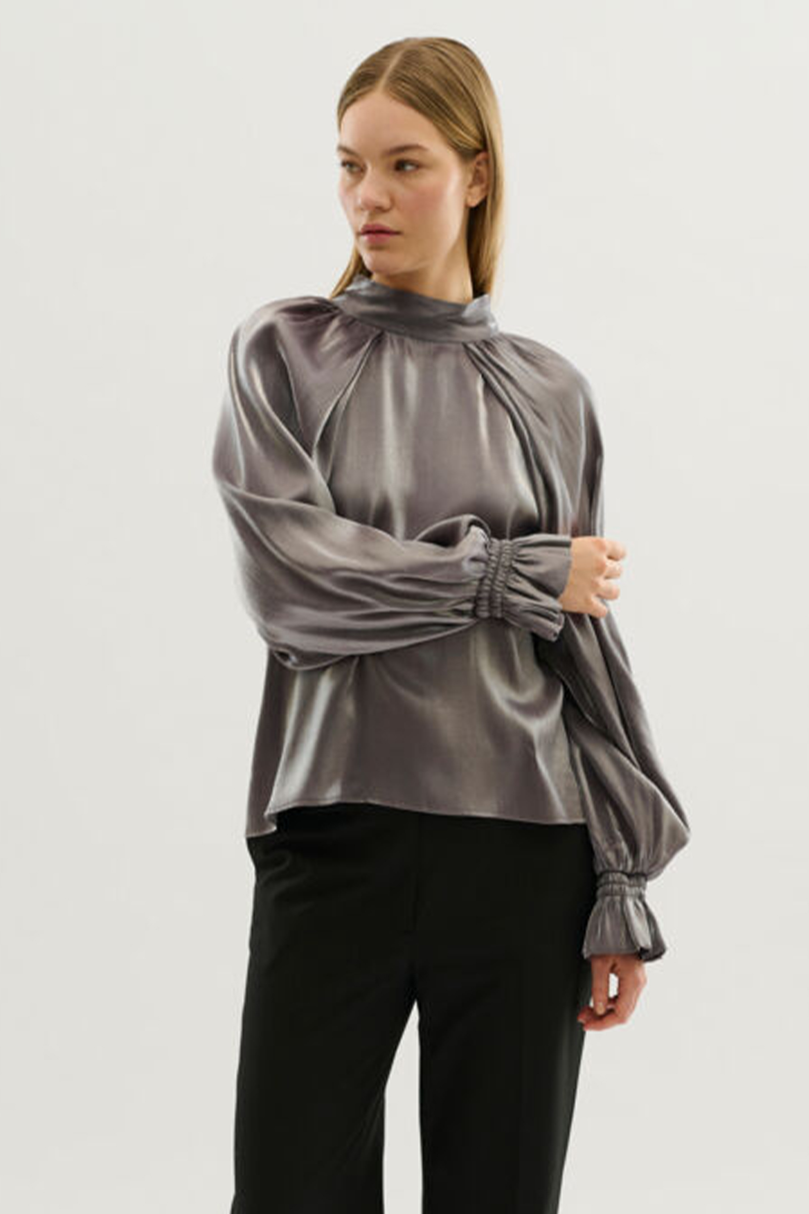 karen by simonsen kb sacha lotta blouse thunderstorm