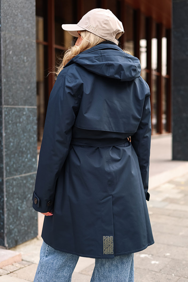 Yr'en Coat Dark Navy - Bilde 6