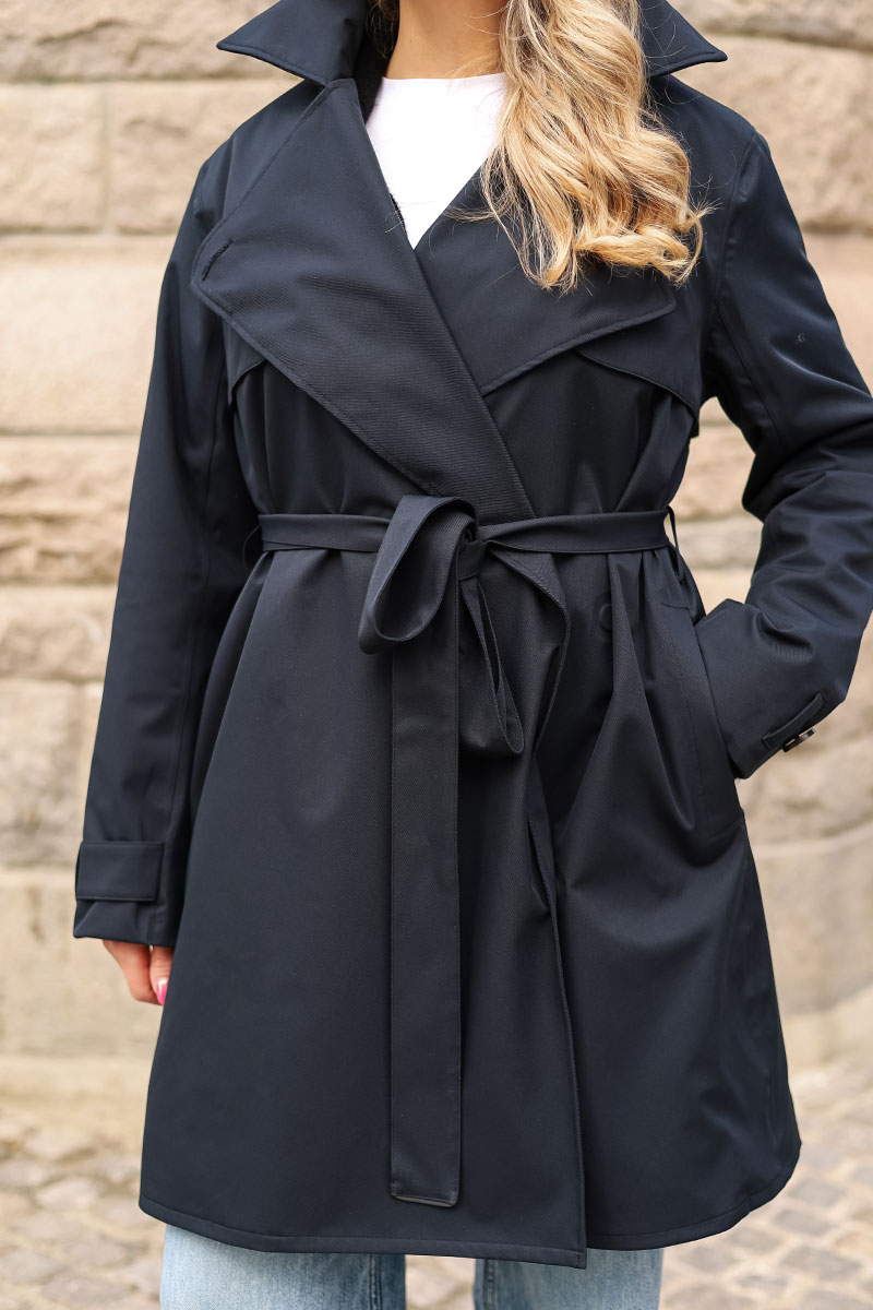 Yr'en Coat New Black - Bilde 4