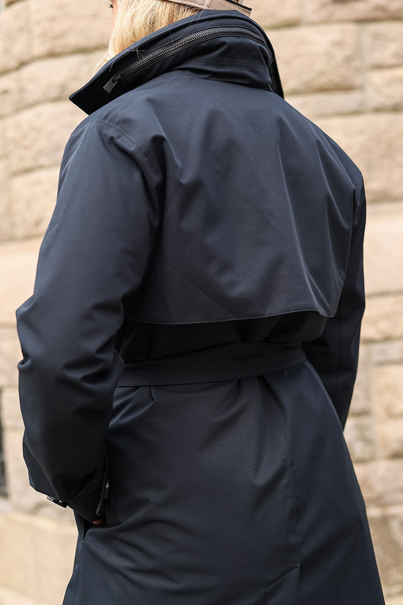 Yr'en Coat New Black - Bilde 7