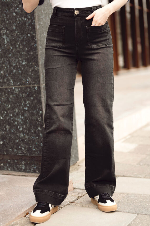IR Eloi Pants Black Washed Denim