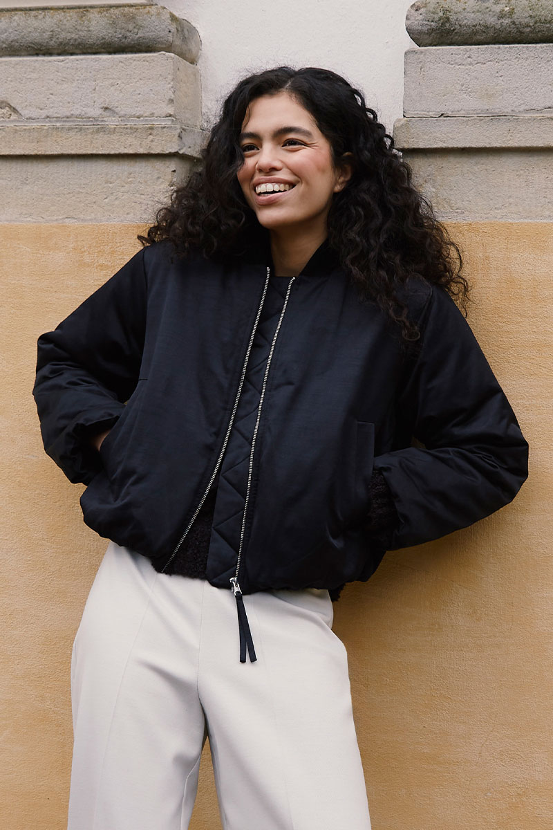 SL Kalea Bomber Jacket Black - Bilde 2